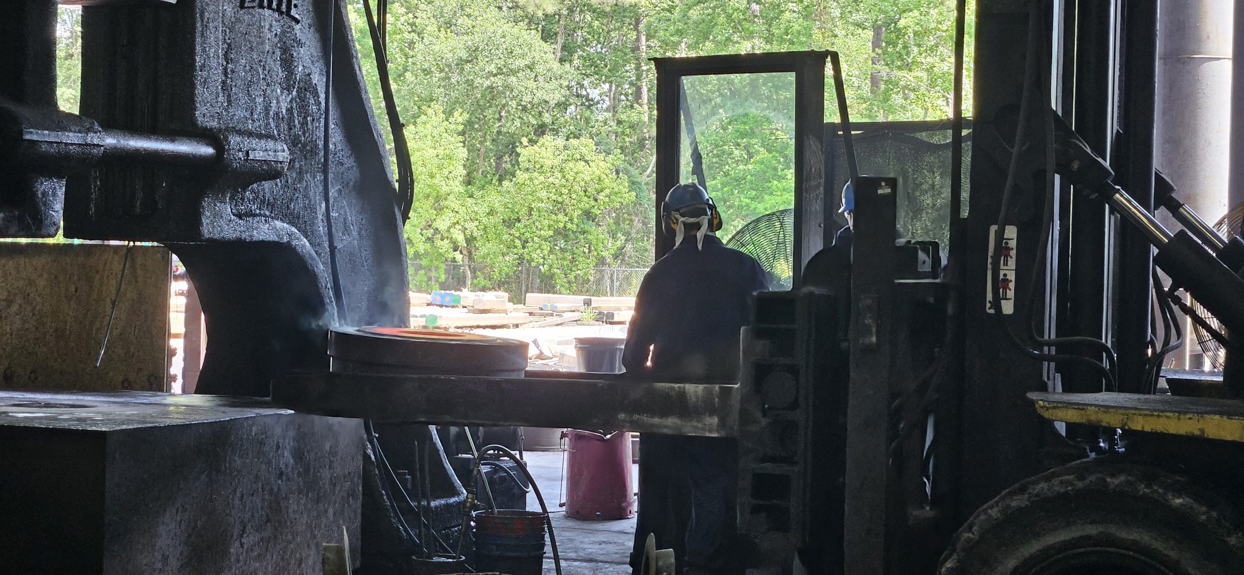 Forging operations at the Western Forge & Flange facility