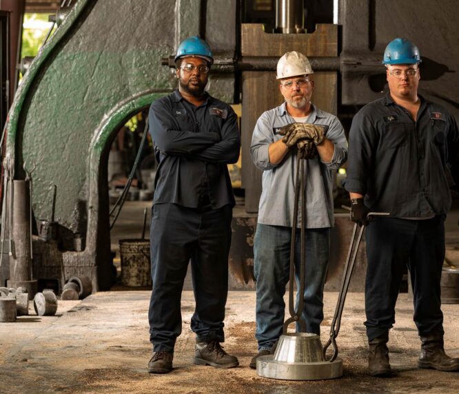 Western Forge & Flange team on the plant floor