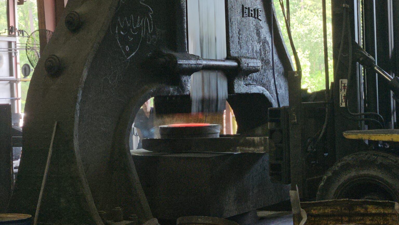 Hot forging at Western Forge & Flange
